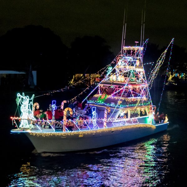 An image of a Private Boat in the Winterfest Boat Parade