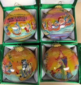 Four Winterfest Collectible Ornaments
