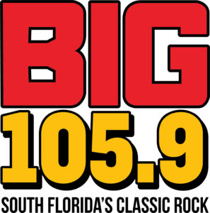 logo for big 105.9 south florida's classic rock radio station