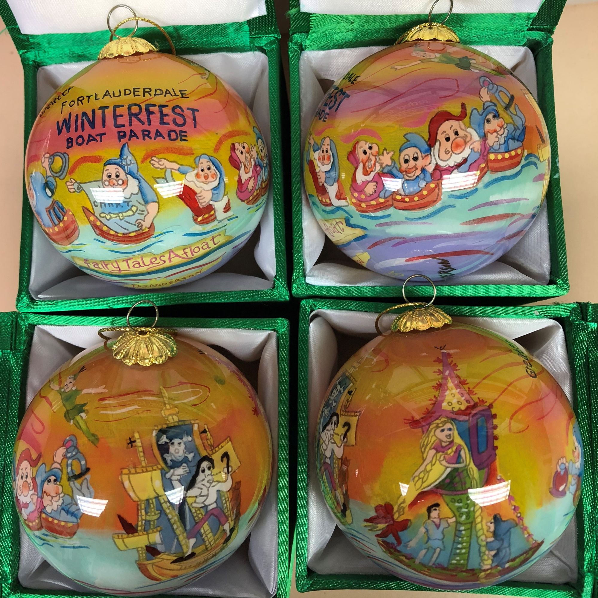 Four Winterfest Collectible Ornaments