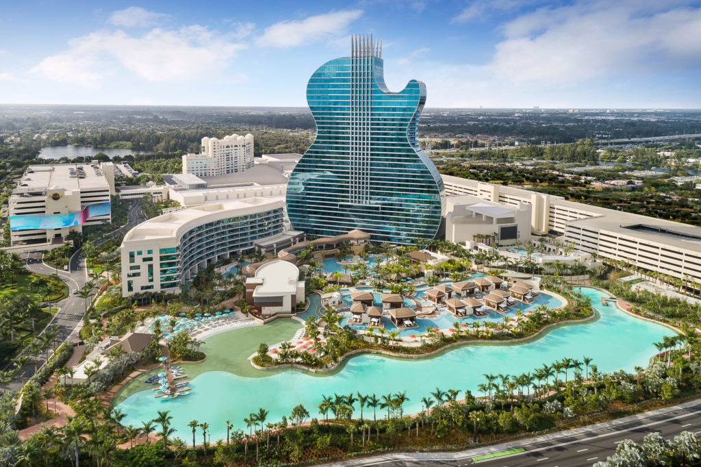 The Seminole Hard Rock Guitar Hotel property