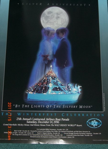 1996 Promotional Poster with Event Dates and Descriptions, Parade Poster and Sponsor Logos