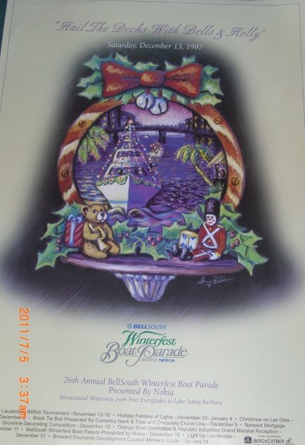 1997 Promotional Poster with Event Dates and Descriptions, Parade Poster and Sponsor Logos