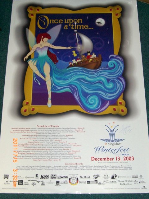 2003 Promotional Poster with Event Dates and Descriptions, Parade Poster and Sponsor Logos