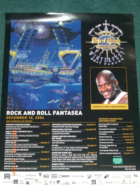 2004 Promotional Poster with Event Dates and Descriptions, Parade Poster and Sponsor Logos