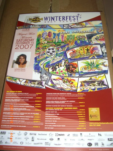 2007 Promotional Poster with Event Dates and Descriptions, Parade Poster and Sponsor Logos
