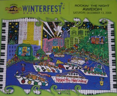 2008 Promotional Poster with Event Dates and Descriptions, Parade Poster and Sponsor Logos