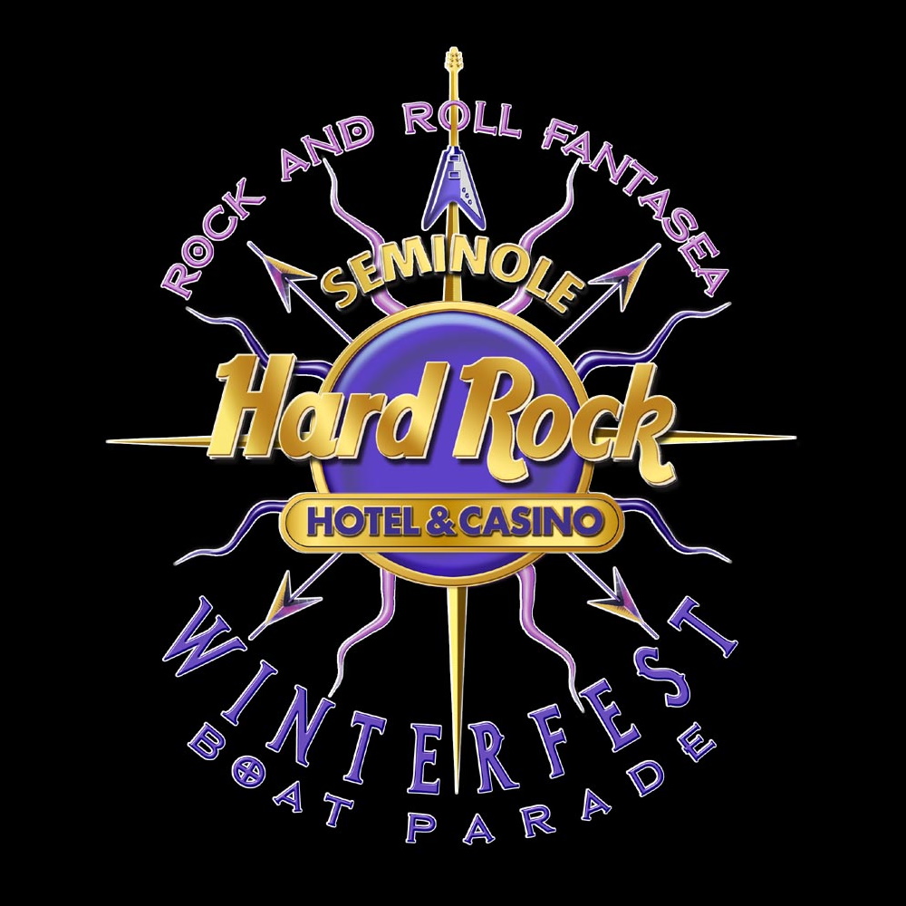 The Seminole Hard Rock Winterfest Boat Parade logo for 2004