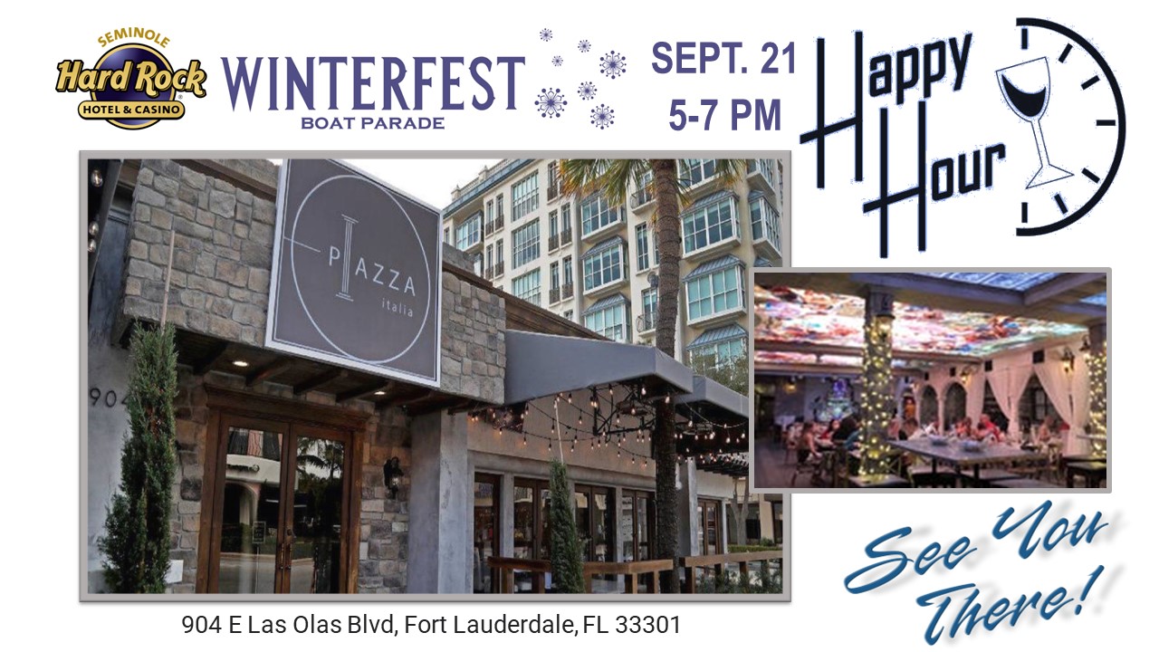 Winterfest September Happy Hour at Piazza Italia September 21