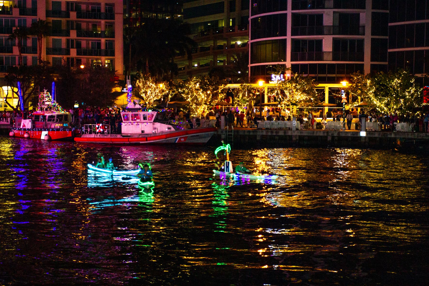 South Florida Kayaking Meetup, entry H in the 2021 Winterfest Boat Parade