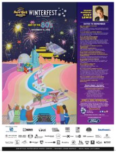 2018 Promotional Poster with Event Dates and Descriptions, Parade Poster and Sponsor Logos