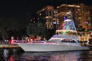 Don't Stop Believin', boat number 26 in the 2022 Winterfest Boat Parade