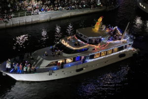Top Gun, boat number 55 in the 2022 Winterfest Boat Parade