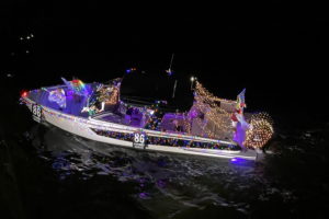 Bout Time, boat number 86 in the 2022 Winterfest Boat Parade