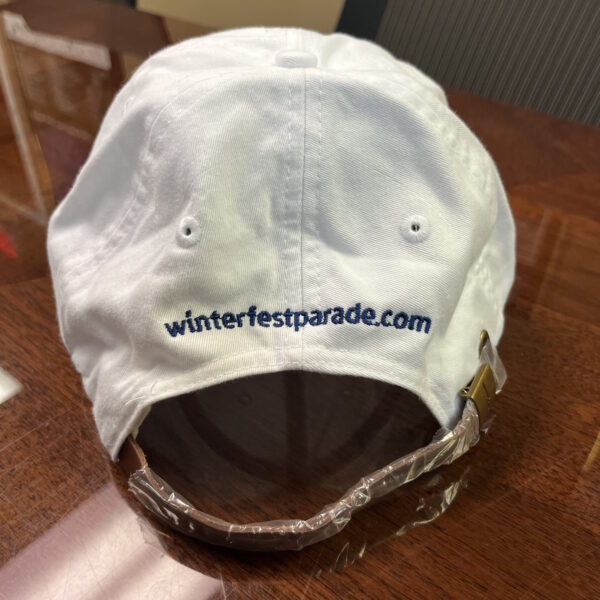 Winterfest Hat back with new Anchor logo in White
