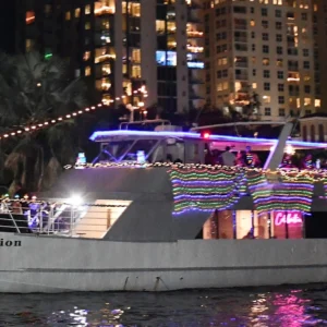 The Seminole Hard Rock Winterfest Boat Parade Showboat "Celebration"