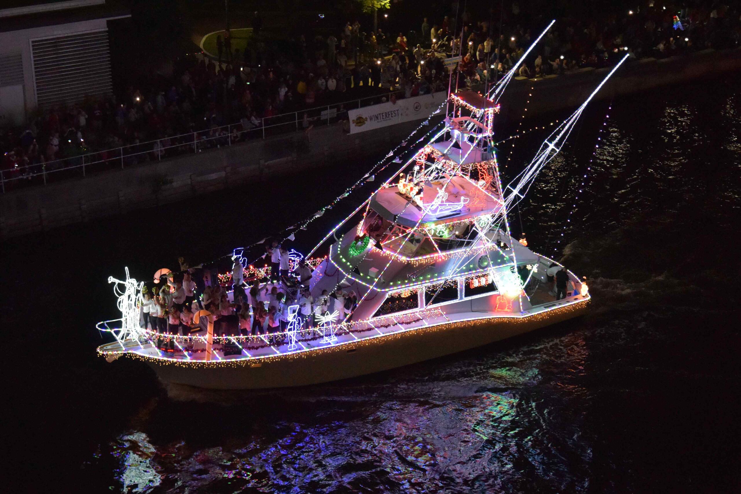 The Seminole Hard Rock Winterfest Boat Parade 2024 People's Choice Award Winner on the Winterfest App and Social Media BOAT #21 Mr. Bobb