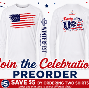 TWO Winterfest "Party in the U.S.A." Long Sleeve Quick Dry Shirt - PRE ORDER