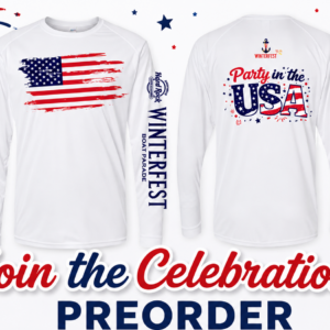 Winterfest "Party in the U.S.A." Long Sleeve Quick Dry Shirt - PRE ORDER